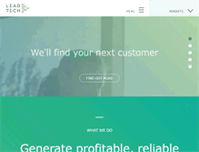 Tablet Screenshot of lead-tech.co.uk